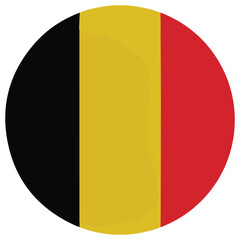 Fototapeta premium belgium in the world flag location point icon pack