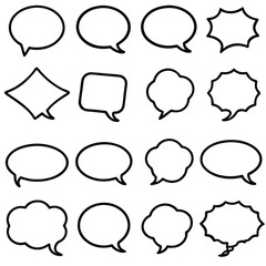 Cartoon Speech Bubbles