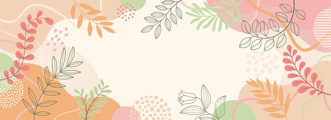 Design banner frame background .Colorful poster background