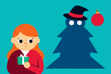 happy new year greeting card