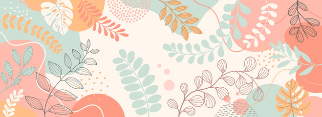 Design banner frame background .Colorful poster background