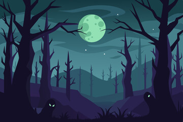 halloween night background