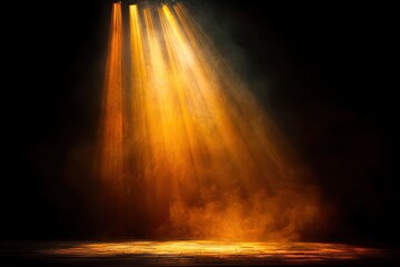 Stage lights, spotlights, dramatic