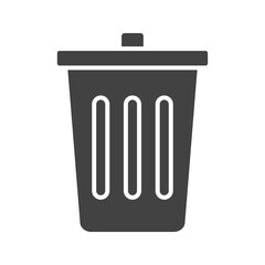 Bin icon vector image. Suitable for mobile apps, web apps and print media.