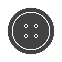 Button icon vector image. Suitable for mobile apps, web apps and print media.