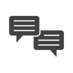 Chat Bubble icon vector image. Suitable for mobile apps, web apps and print media.