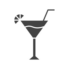Cocktail icon vector image. Suitable for mobile apps, web apps and print media.