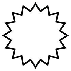 Cute cartoon hand drawn vector discount sticker outline.