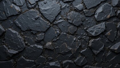 Dark Grey Stone Wall Texture