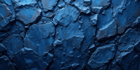 Abstract Blue Stone Texture