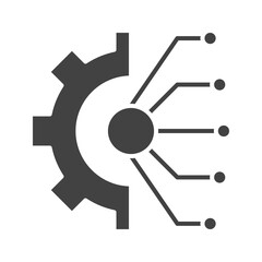 Integration icon vector image. Suitable for mobile apps, web apps and print media.