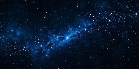 Naklejka premium Celestial River of Light