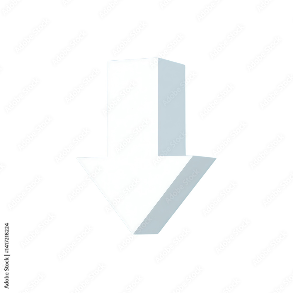 Poster 3d rendering of geometric objects with transparent background, modern abstract design for digital co