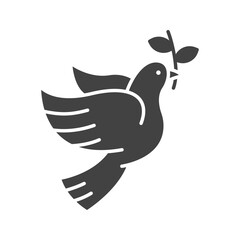Peace icon vector image. Suitable for mobile apps, web apps and print media.