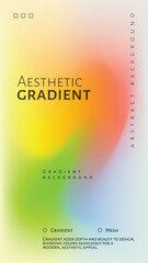 Vibrant Gradient Effect with Abstract background with Gradient texture