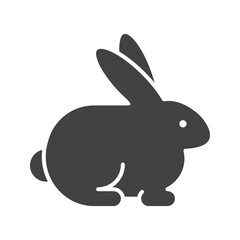 Rabbit icon vector image. Suitable for mobile apps, web apps and print media.