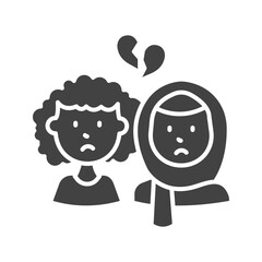 Racism icon vector image. Suitable for mobile apps, web apps and print media.