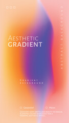 Vibrant Gradient Effect with Abstract Gradient Background