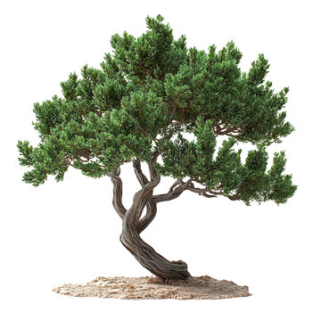 Earthy bold juniper png dynamic natural shrub png unique plant artwork png transparent background image