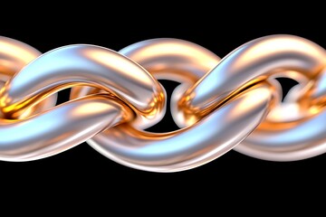 3D Metal Chain Design