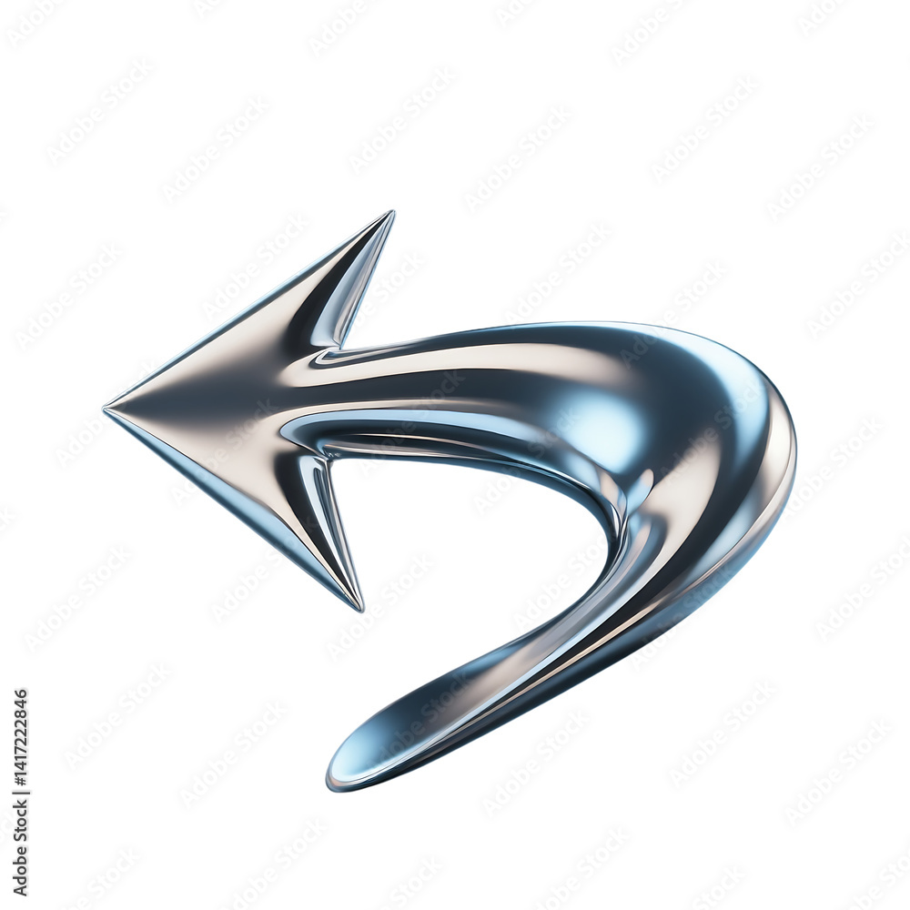Poster 3d rendering of geometric objects with transparent background, modern abstract design for digital co