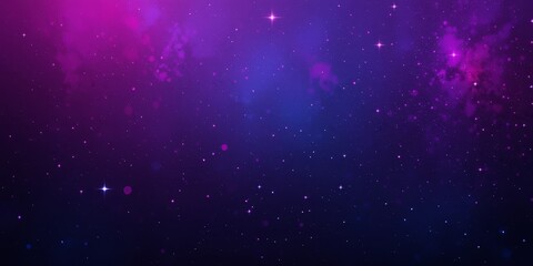 Fototapeta premium Cosmic Nebula: Purple and Blue Hues