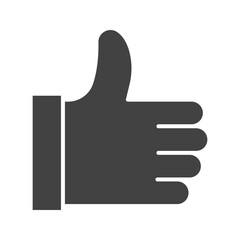 Thumbs Up icon vector image. Suitable for mobile apps, web apps and print media.