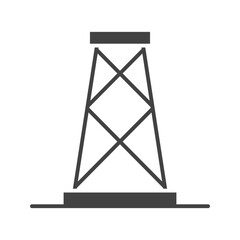 Tower icon vector image. Suitable for mobile apps, web apps and print media.
