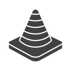 Traffic Cone icon vector image. Suitable for mobile apps, web apps and print media.