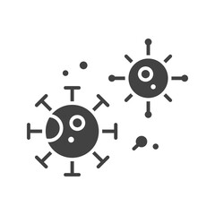 Virus icon vector image. Suitable for mobile apps, web apps and print media.