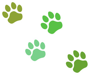 Dog or Cat Footprint Decoration
