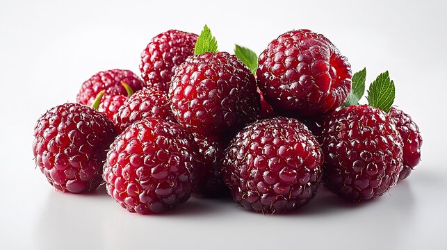 Close-up of fresh bignay berries with deep red color displaying their juicy and plump appearance