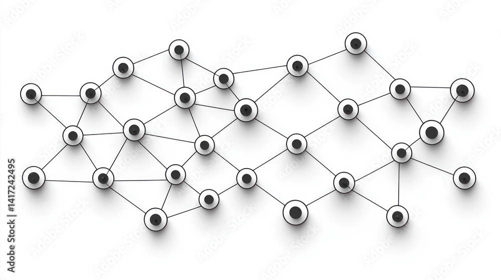 Poster abstract network connections: a visual representation of interconnectivity