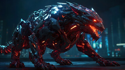 3d render of an abstract futuristic background