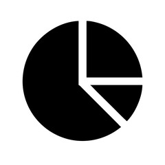 Pie Chart Icon Vector Illustration