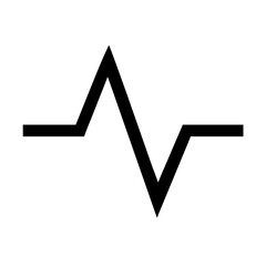 Pulse Icon Vector Illustration