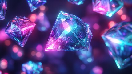 neon light abstract background 