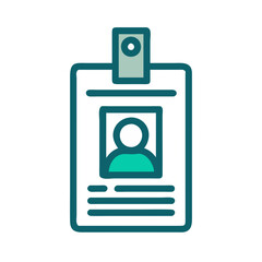 Identification Badge Icon: Symbol of Identity and Access