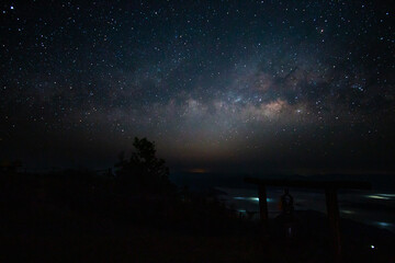 The Milky Way and the stars surrounding it are truly beautiful.