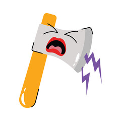 Axe vector Sticker. Eps 10 file