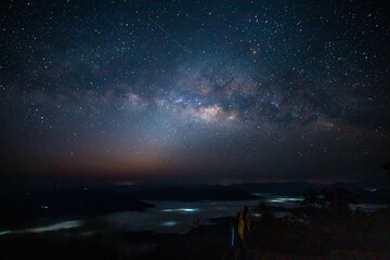 The Milky Way and the stars surrounding it are truly beautiful.