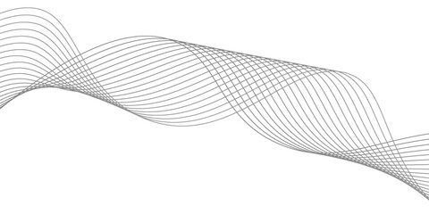 abstract line art wavy background. eps10