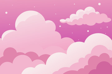 dreamy-pink-sky-with-rolling-clouds