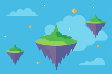 floating-islands-in-the-sky---fantasy-anime-scene