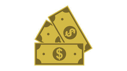 Stacks of Currency Bills Lying on a Flat Surface in a Simple Layout