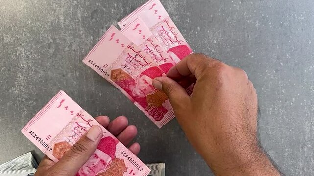 Allocating Pakistani 500 rupee notes for personal finances.