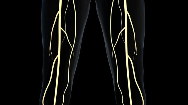 human brain central nervous system anatomy for medical concept 3D rendering