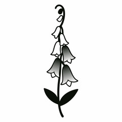 silhouette of a woman with a flower