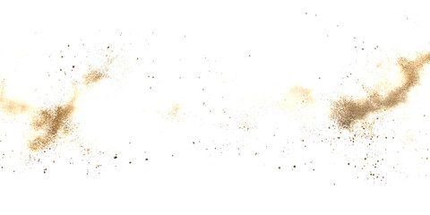 Obraz premium Elegant gold dust particles create a magical atmosphere, perfect for luxury-themed designs, weddings, or artistic projects. Ideal for backgrounds, overlays, and illustrations.