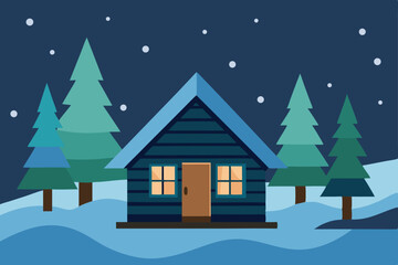 anime-cabin-in-the-woods-during-snowfall 